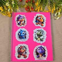 Cute Dinosaur Stickers (ONLINE ORDER ONLY)