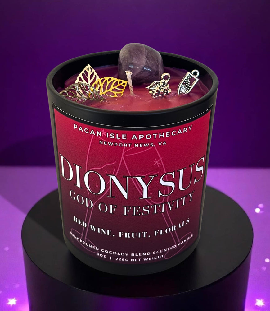 Dionysus Crystal Candle (ONLINE ORDER ONLY)
