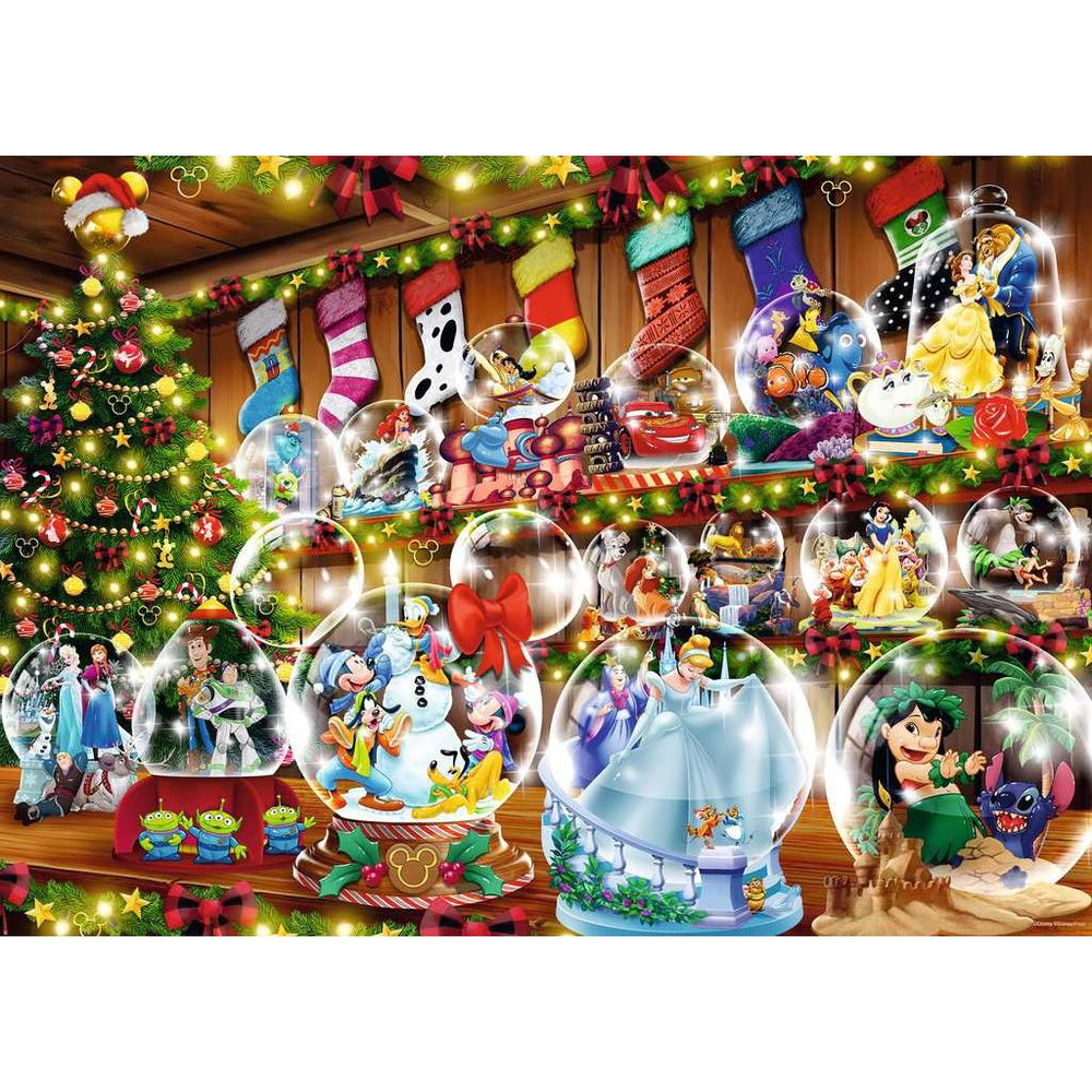 Disney Christmas Snow Globes 1000 Piece Jigsaw Puzzle Ravensburger (ONLINE ORDER ONLY)