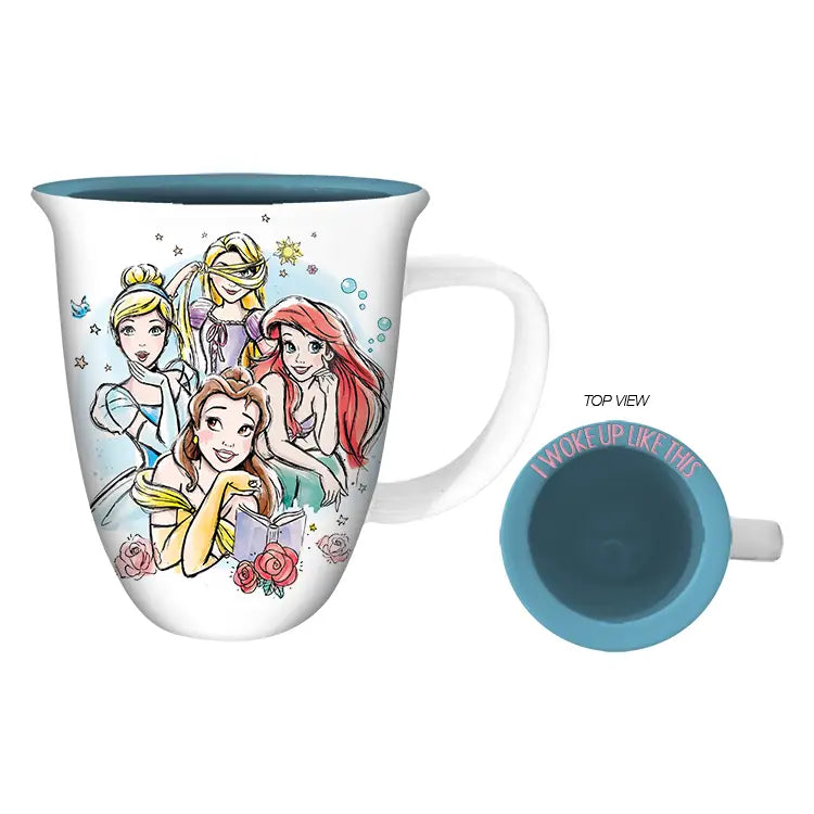 Disney Princess Water Color Illustration 14oz Ceramic Mug (ONLINE ORDER ONLY)