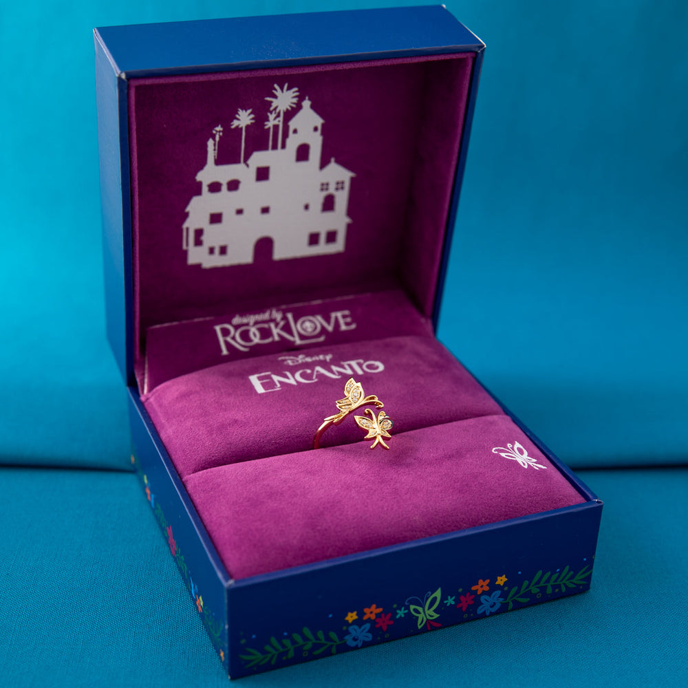 Disney X RockLove ENCANTO Mirabel Golden Butterfly Ring (ONLINE ORDER ONLY)