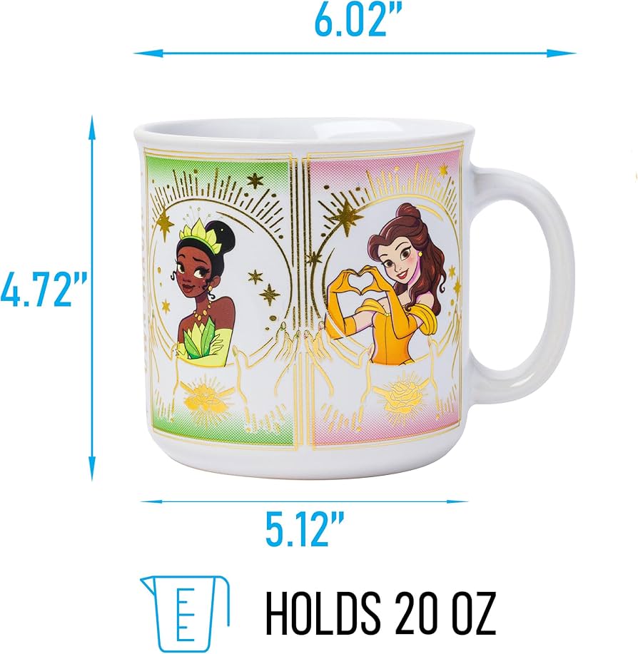 Disney Princess Mystic Tarot Card Ceramic Camper Mug (ONLINE ORDER ONLY)