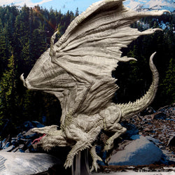 D&D: Icons of the Realms - Adult White Dragon Premium Figure (ONLINE ORDER ONLY)