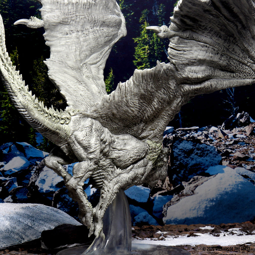 D&D: Icons of the Realms - Adult White Dragon Premium Figure (ONLINE ORDER ONLY)
