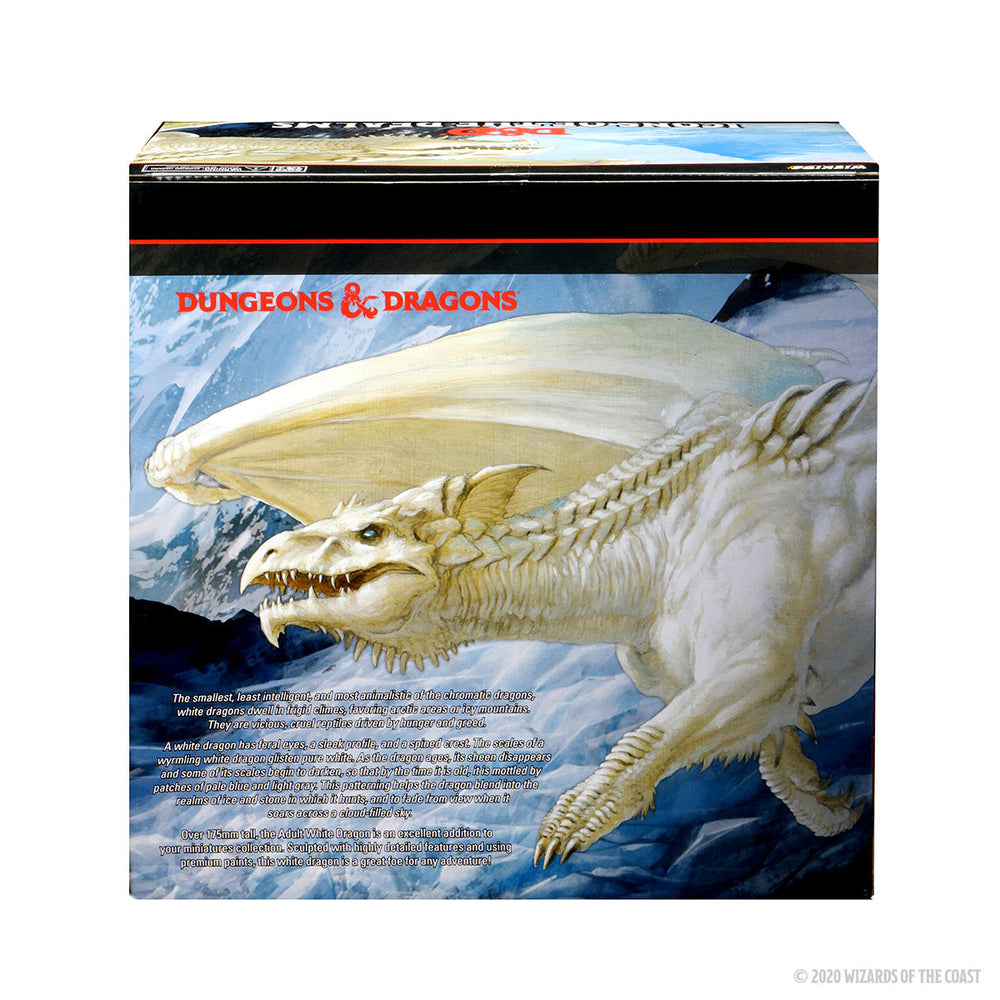 D&D: Icons of the Realms - Adult White Dragon Premium Figure (ONLINE ORDER ONLY)
