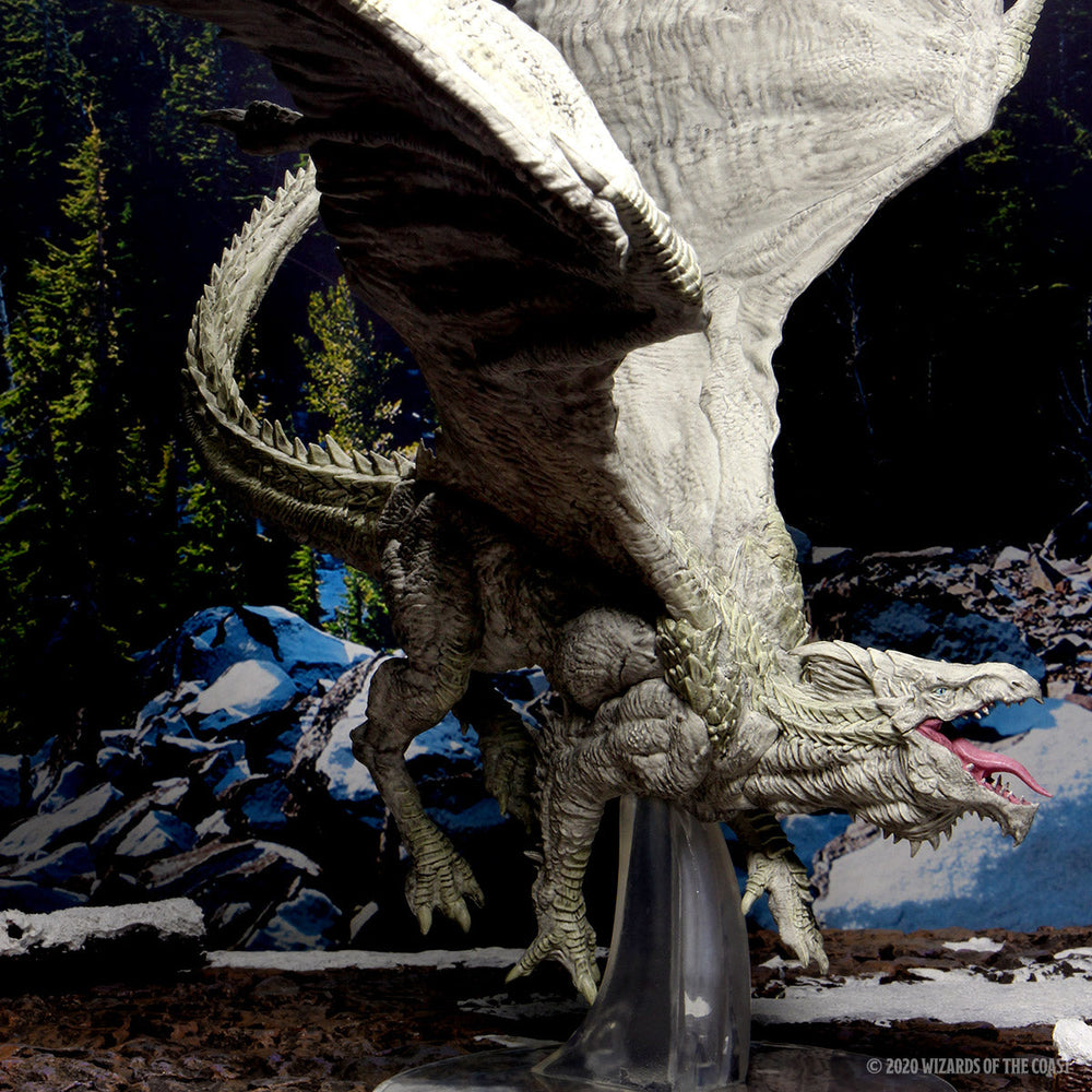 D&D: Icons of the Realms - Adult White Dragon Premium Figure (ONLINE ORDER ONLY)