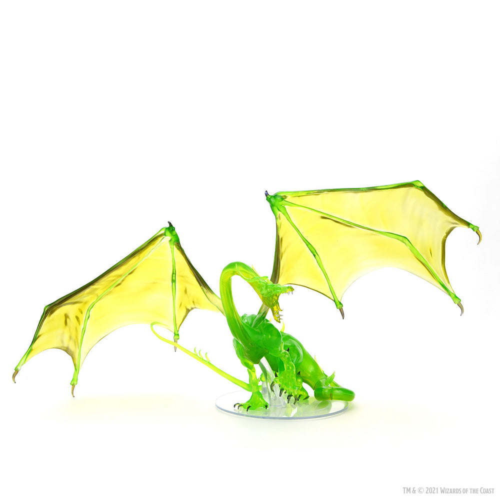 D&D: Icons of the Realms - Adult Emerald Dragon Premium Figure (ONLINE ORDER ONLY)