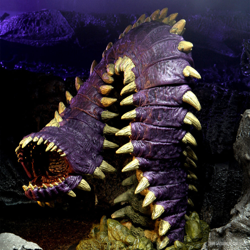 D&D: Icons of the Realms - Fangs and Talons - Purple Worm Premium Set (ONLINE ORDER ONLY)