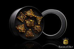 Cogs & Gears Metal RPG Dice Set - 7 Pieces (ONLINE ORDER ONLY)