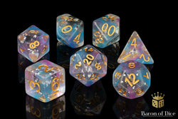 Amethyst RPG Dice - 7 Pieces (ONLINE ORDER ONLY)