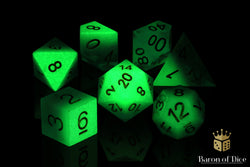 Blue Water Sharp Edge RPG Dice Set | 7 Pieces
