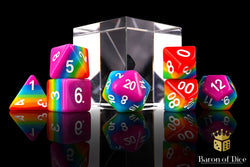 Pastel RPG Dice Set - 7 Pieces (ONLINE ORDER ONLY)