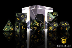 Natural Warp Stone RPG Dice Set - 7 Pieces (ONLINE ORDER ONLY)