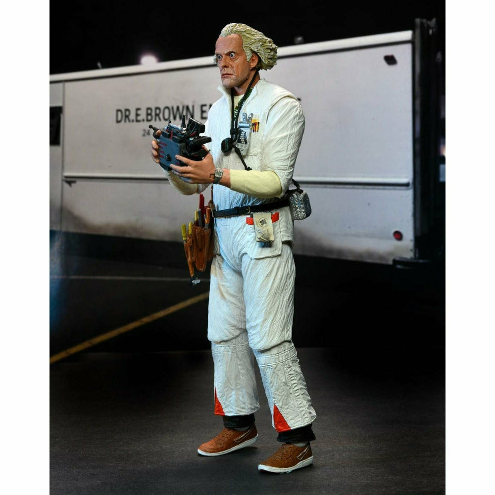 NECA Back to the Future 7" Scale Action Figure - Ultimate Doc Brown (1985 "Hazmat Suit") (ONLINE ORDER ONLY)