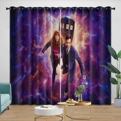 Doctor Who Curtains Blackout Window Drapes Room Decoration (Online Order Only)