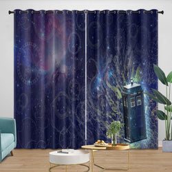 Doctor Who Curtains Blackout Window Drapes Room Decoration (Online Order Only)