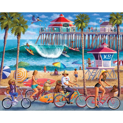 Dog Surfing 210 Piece Jigsaw Puzzle Boardwalk (ONLINE ORDER ONLY)