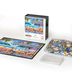 Dog Surfing 210 Piece Jigsaw Puzzle Boardwalk (ONLINE ORDER ONLY)