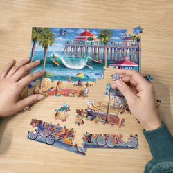 Dog Surfing 210 Piece Jigsaw Puzzle Boardwalk (ONLINE ORDER ONLY)