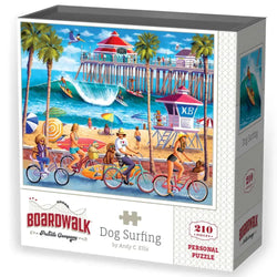 Dog Surfing 210 Piece Jigsaw Puzzle Boardwalk (ONLINE ORDER ONLY)
