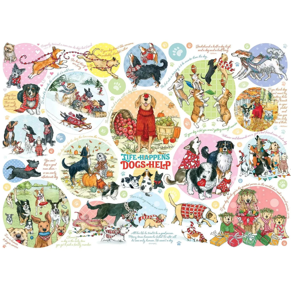 Dog Thoughts 1000 Piece Jigsaw Puzzle Cobble Hill (ONLINE ORDER ONLY)
