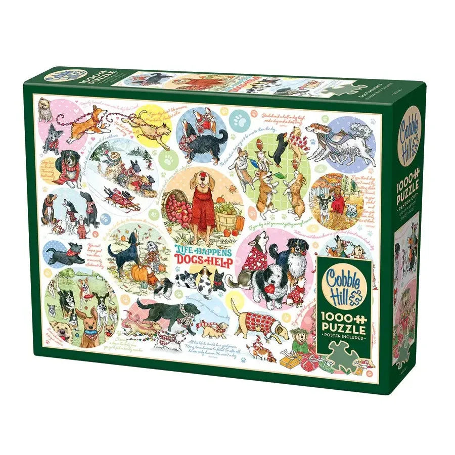 Dog Thoughts 1000 Piece Jigsaw Puzzle Cobble Hill (ONLINE ORDER ONLY)