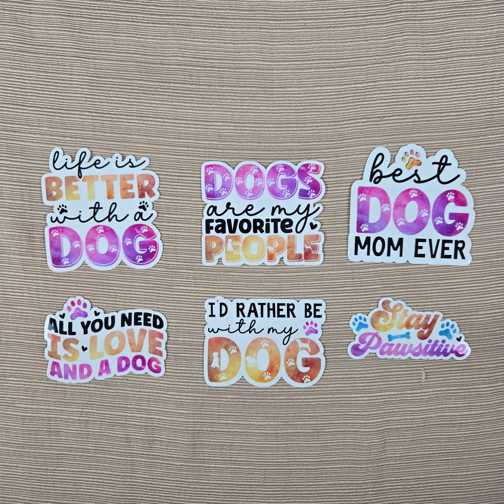 Fun Dog Quote Stickers (ONLINE ORDER ONLY)