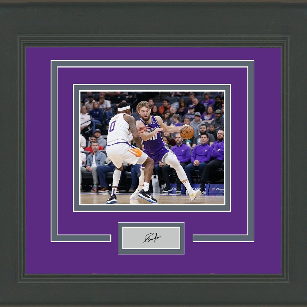 Framed Domantas Sabonis Facsimile Laser Engraved Signature Auto Sacramento Kings 11x14 Basketball Photo (ONLINE ORDER ONLY)