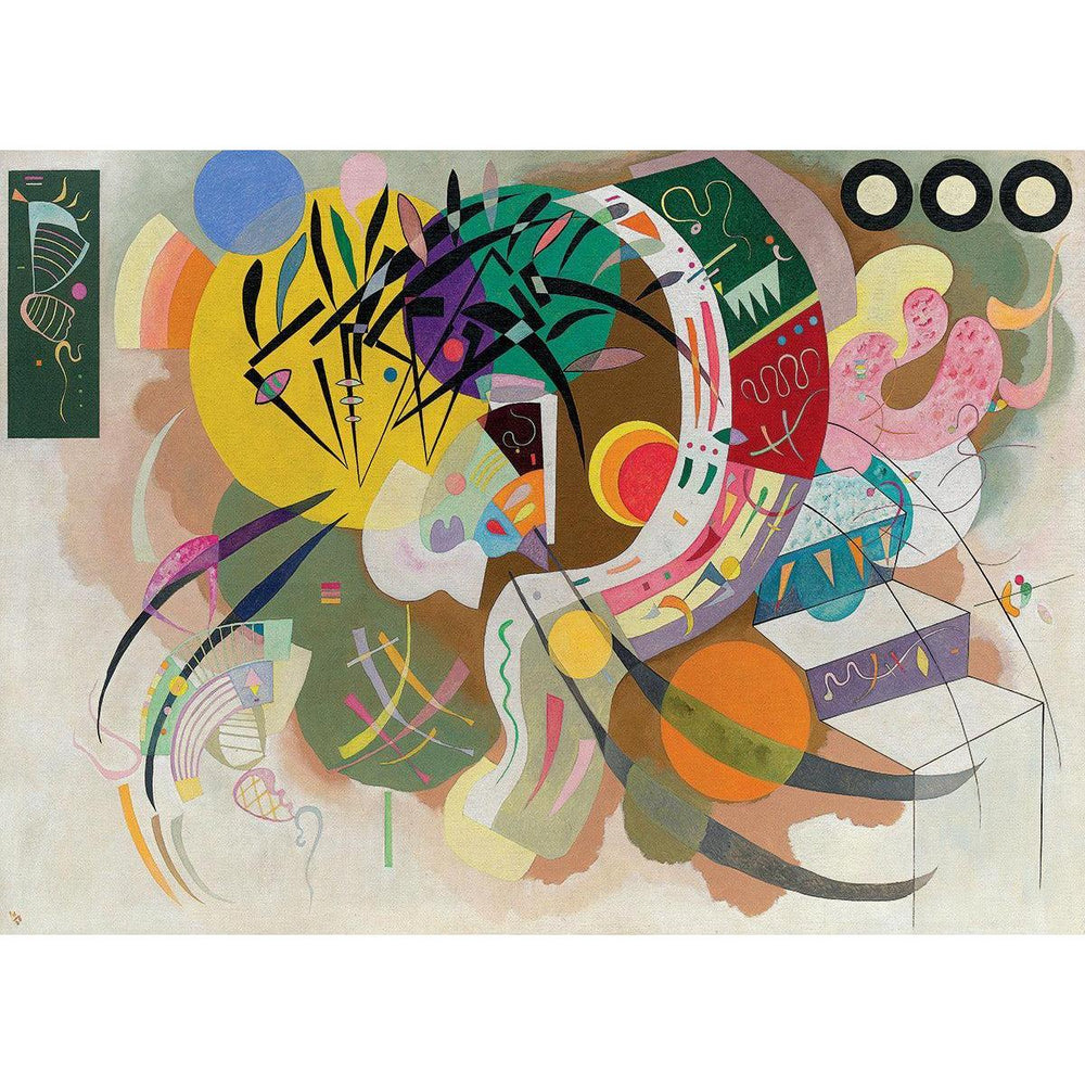Dominant Curve by Kandinsky 1000 Piece Jigsaw Puzzle Eurographics (ONLINE ORDER ONLY)