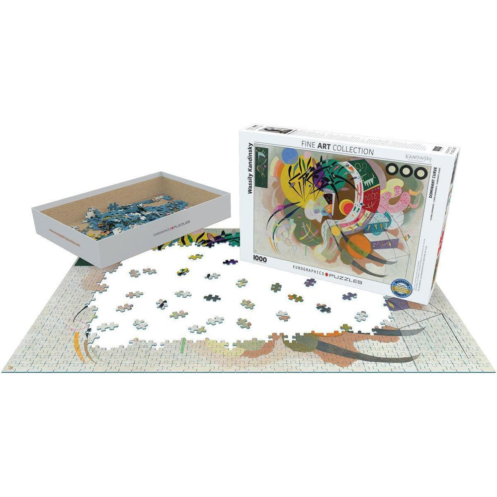 Dominant Curve by Kandinsky 1000 Piece Jigsaw Puzzle Eurographics (ONLINE ORDER ONLY)