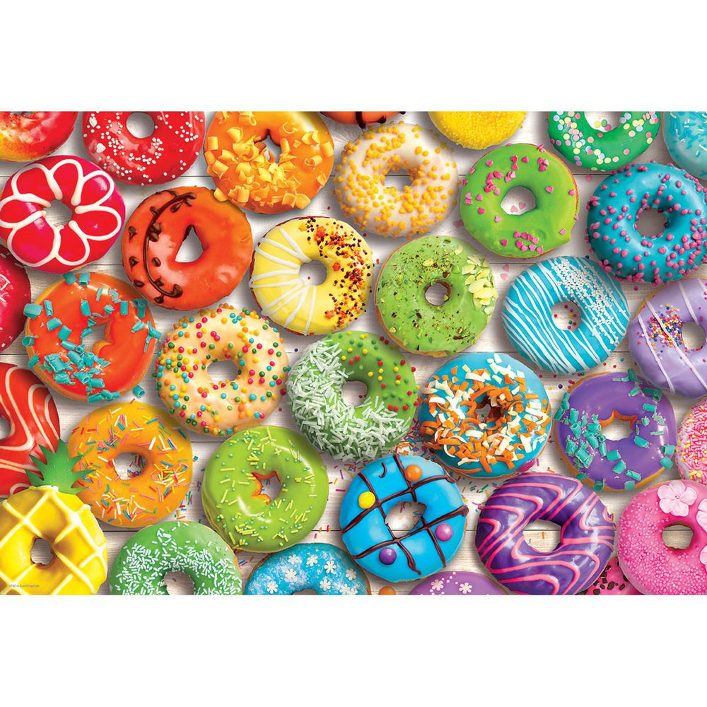 Donut Rainbow 550 Piece Jigsaw Puzzle in Tin Eurographics (ONLINE ORDER ONLY)