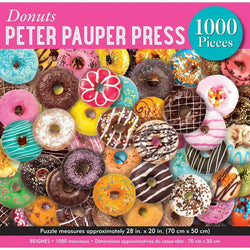 Donuts 1000 Piece Jigsaw Puzzle Peter Pauper (ONLINE ORDER ONLY)