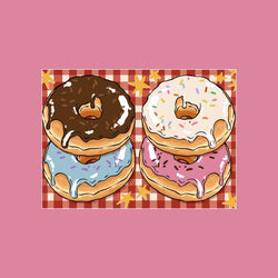 Donuts 99 Piece Mini Jigsaw Puzzle Puzzledly (ONLINE ORDER ONLY)