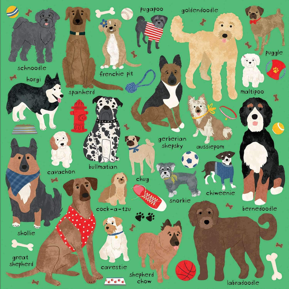 Doodle Dogs & Other Mixed Breeds 500 Piece Jigsaw Puzzle Mudpuppy (ONLINE ORDER ONLY)