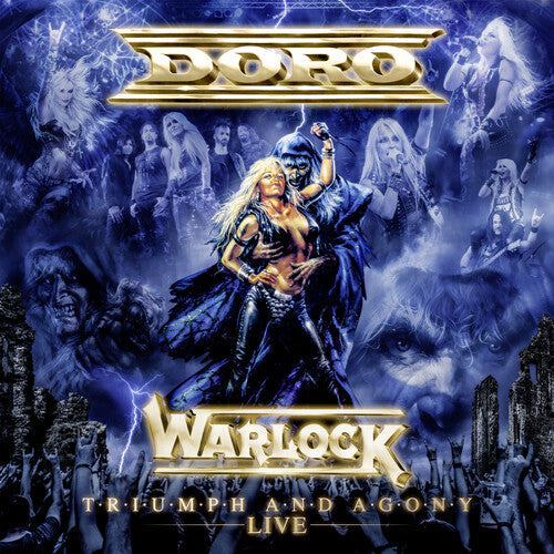 Warlock - Triumph & Agony Live (Marbled Black & White Vinyl) [Vinyl] (ONLINE ORDER ONLY)