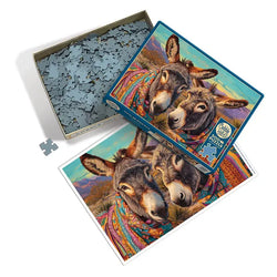 Dos Burros 500 Piece Jigsaw Puzzle Cobble Hill (ONLINE ORDER ONLY)