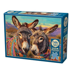 Dos Burros 500 Piece Jigsaw Puzzle Cobble Hill (ONLINE ORDER ONLY)