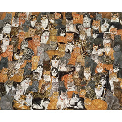 Double Cat-Spread by Ditz 1000 Piece Jigsaw Puzzle Pomegranate (ONLINE ORDER ONLY)