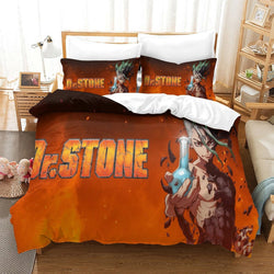 Dr Stone Hd Anime Bedding Set Duvet Cover Without Filler (Online Order Only)