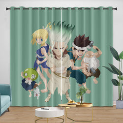 Dr Stone Hd Anime Curtains Blackout Window Drapes (Online Order Only)