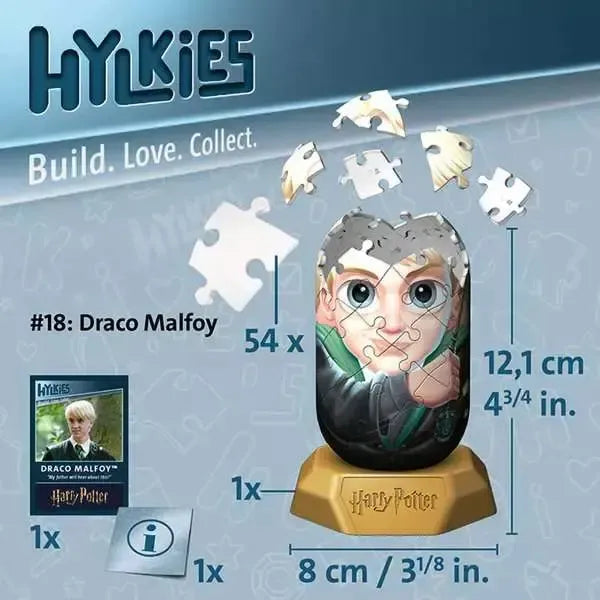 Draco Malfoy Hylkies 54 Piece 3D Jigsaw Puzzle Ravensburger (ONLINE ORDER ONLY)