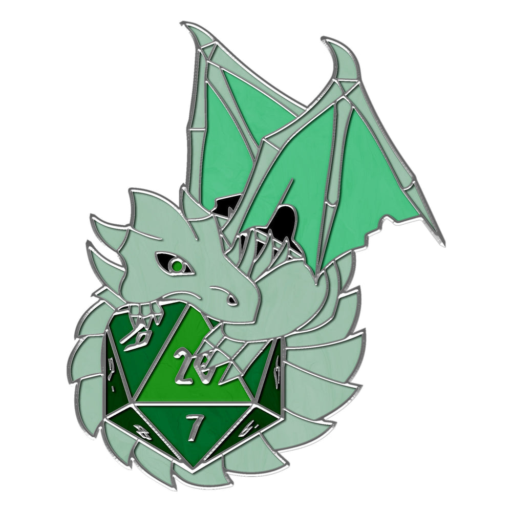 Dracolich - Hard Enamel Adventure Dice Pin Metal by Norse Foundry (ONLINE ORDER ONLY)