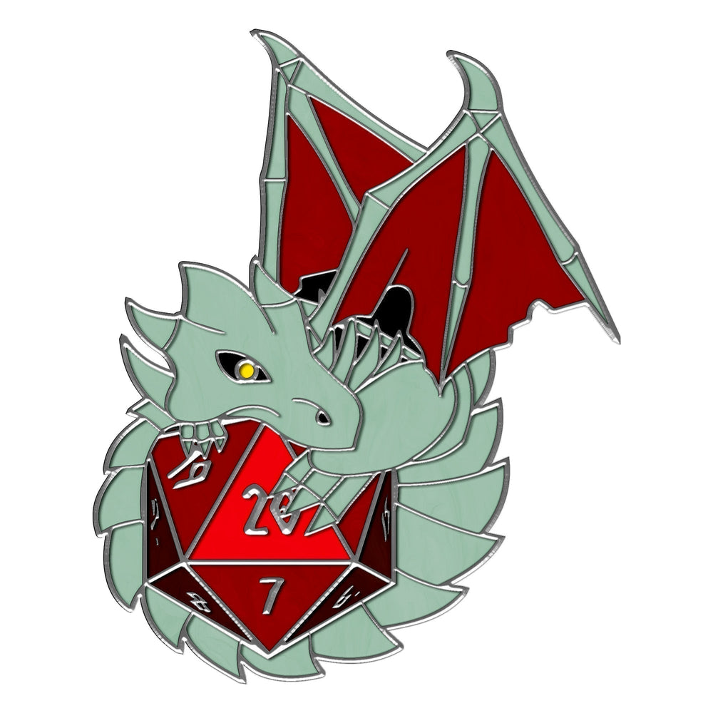 Dracolich - Hard Enamel Adventure Dice Pin Metal by Norse Foundry (ONLINE ORDER ONLY)