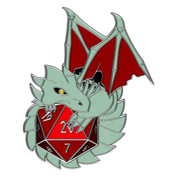 Dracolich - Hard Enamel Adventure Dice Pin Metal by Norse Foundry (ONLINE ORDER ONLY)