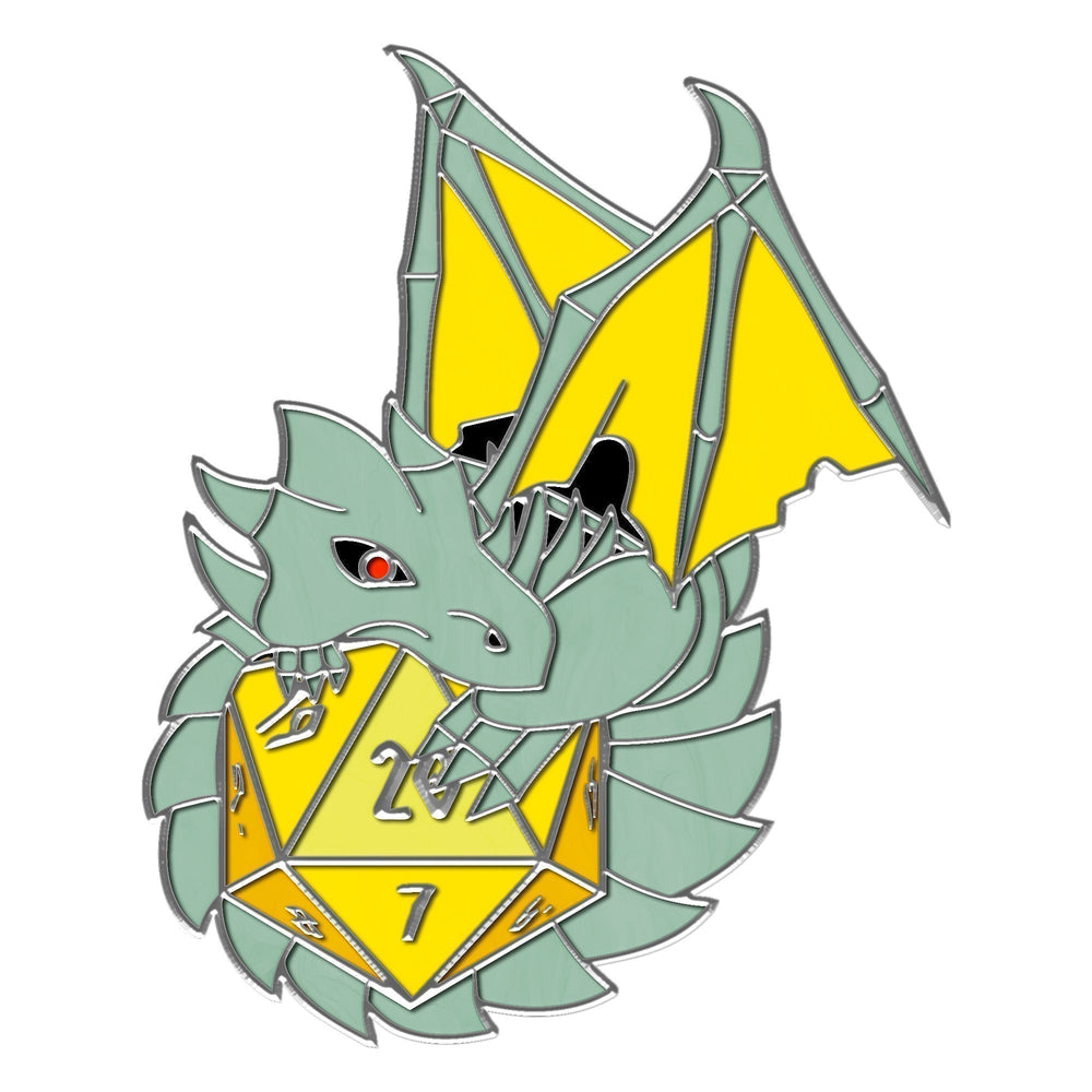 Dracolich - Hard Enamel Adventure Dice Pin Metal by Norse Foundry (ONLINE ORDER ONLY)