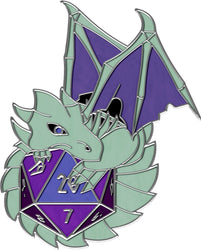Dracolich - Hard Enamel Adventure Dice Pin Metal by Norse Foundry (ONLINE ORDER ONLY)