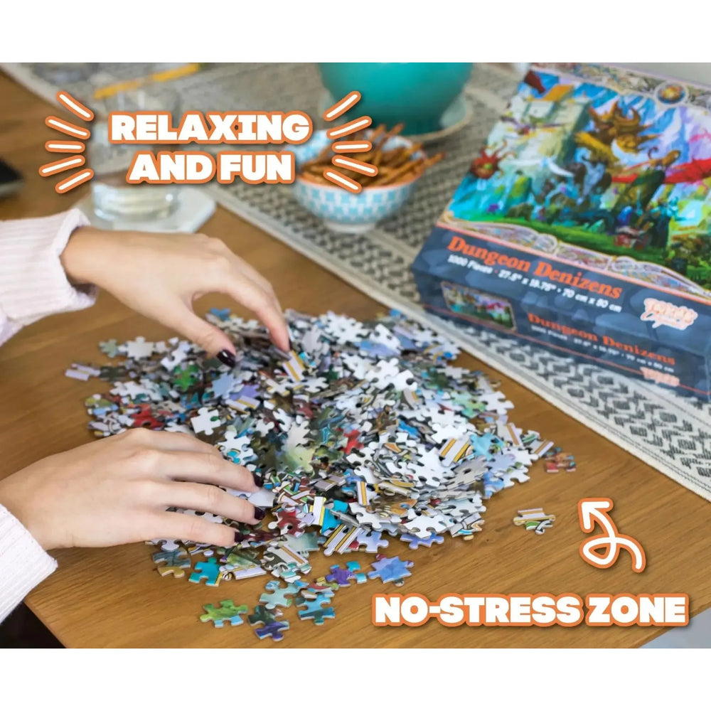 Dragon Denizens 1000 Piece Jigsaw Puzzle Toynk (ONLINE ORDER ONLY)