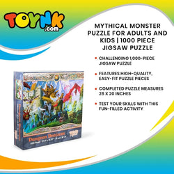 Dragon Denizens 1000 Piece Jigsaw Puzzle Toynk (ONLINE ORDER ONLY)