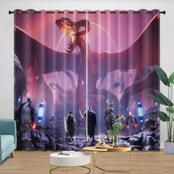 Dragon Age The Veilguard Curtains Blackout Window Drapes Room Decoration (Online Order Only)