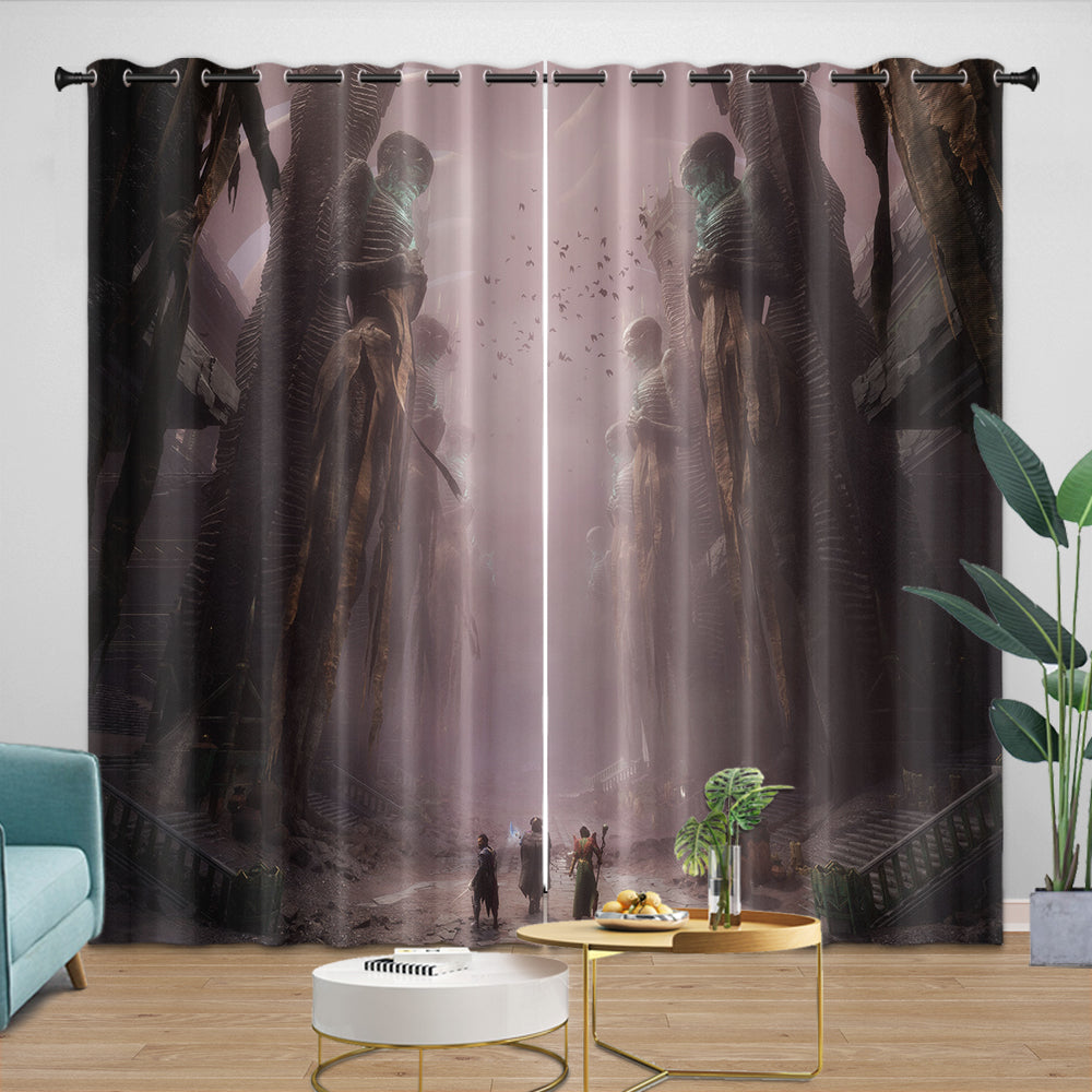Dragon Age The Veilguard Curtains Blackout Window Drapes Room Decoration (Online Order Only)